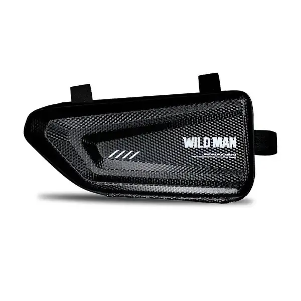 Etui|sakwa na ramę roweru WILDMAN L E4 uchwyt rowerowy czarna|black Foto 5
