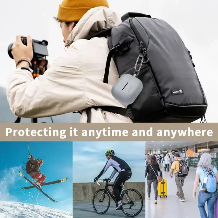 TECH-PROTECT SILIKONA ĀĶIS SAMSUNG GALAXY BUDS 3 | 3 PRO CAFFE LATTE Foto 5