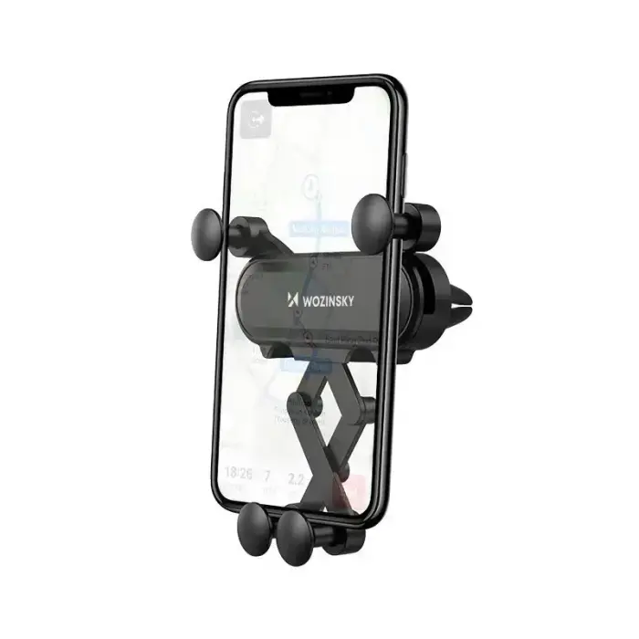 Wozinsky Gravity Car Mount Phone Holder for Air Outlet black (WCH-05) Фото num