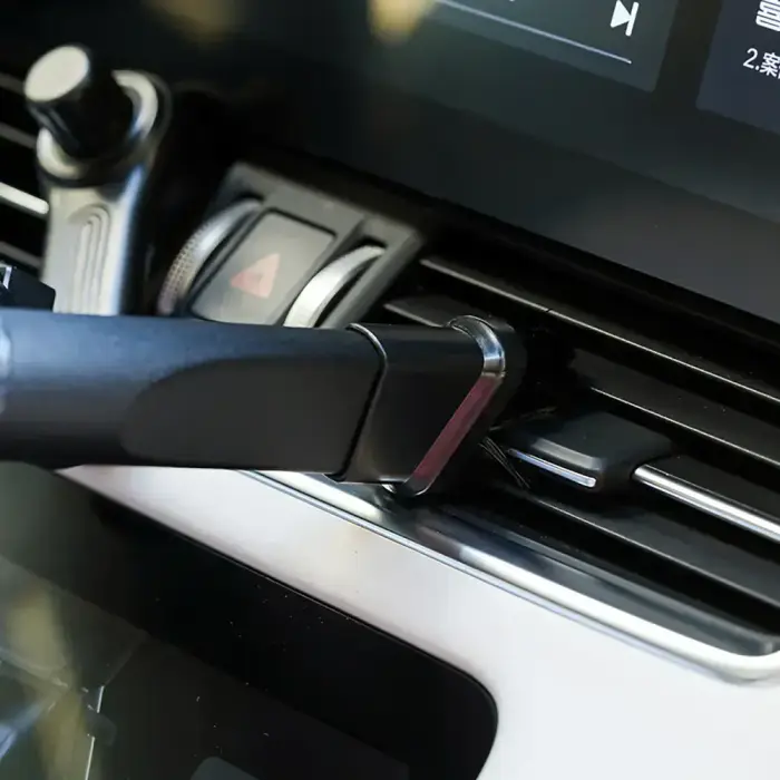 Mini Foldable Handheld Car Vacuum Cleaner with Blower Function - Black Фото num