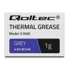 Qoltec Thermal grease 4.63 W/m-K | 1g | Grey Фото num