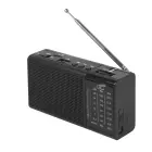 LTC portable radio REGA, USB, TF, AUX, mini LED flashlight, black Foto 1