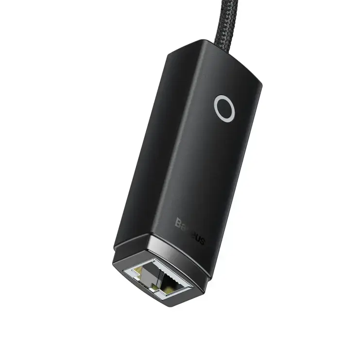 Baseus Lite Series Ethernet Adapter USB-A to RJ45 LAN Port (100Mbps) Black Foto 25
