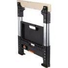 Wooden topped steak ROC Pro Gear Lumber Jack Sawhorse 71x69x82cm Photo