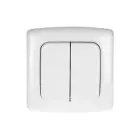 Switch with 2 channels and radio transmitter, used for wireless control of flush-mounted switches and sockets (OR-SH-1751) Фото num