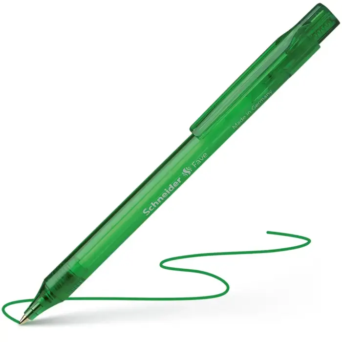 Lodīšu pildspalva SCHNEIDER FAVE 1.0mm, zaļa Foto 2