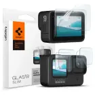 SPIGEN GLAS.TR SLIM RŪDĪTS STIKLS + PLĒVE 2 KOMPLEKTIEM GOPRO HERO 9 | 10 | 11 | 12 CAURSPĪDĪGS Foto 1