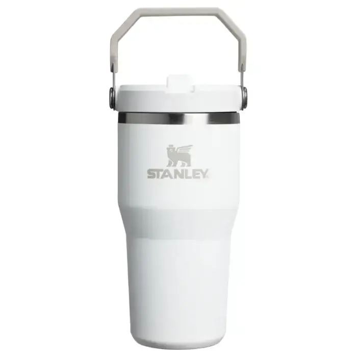 Termokrūze ar salmiņu The IceFlow Flip Straw 2.0 Tumbler 0,59L balta  Foto 1