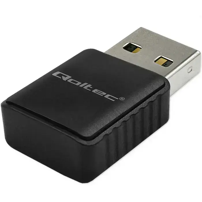 Qoltec Wireless Ultra fast DUAL mini WiFi adapter 2 x 2dBi  | Standard AC | USB 3.0 | 1300Mbps Фото num