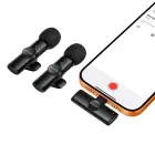 Borofone Lavalier wireless microphone BFK16A Winner Type C black - 2 pieces Foto 4