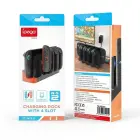 iPega SW2185 Charger Dock for JoyCon Controllers Nintendo Switch 2 Black (Damaged Package) Foto 5