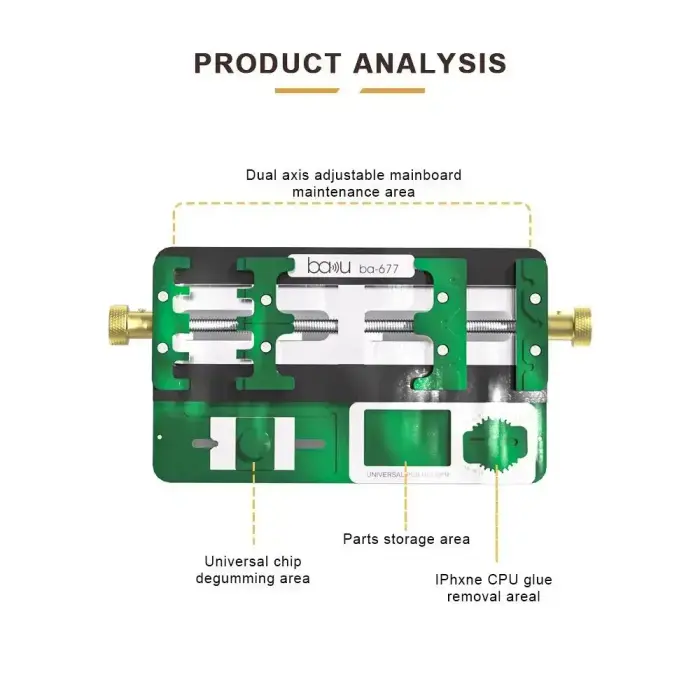 PCB holder BAKU BA-677 (set) Photo