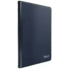 Blun magnet case univerāls grāmatveida maks planšetdatoram 11" zils Foto 1