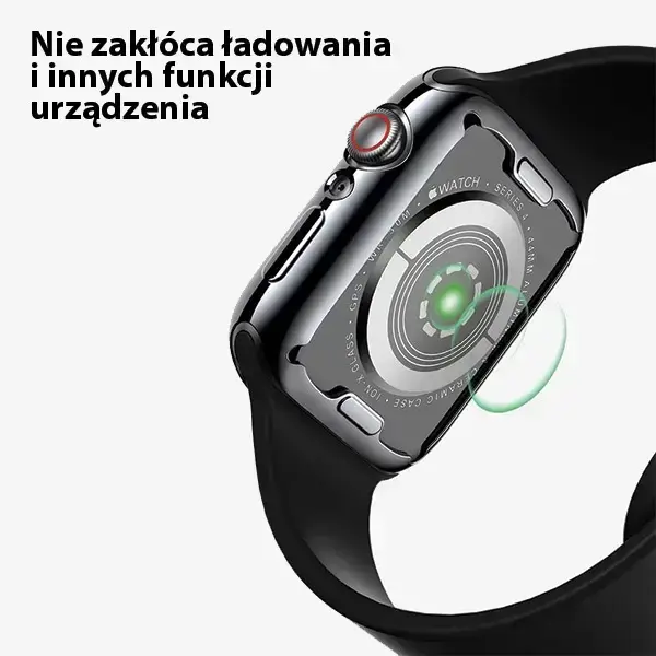 USAMS Etui ochronne Apple Watch 4|5|6|SE 44mm. czarny|black IW486BH01 (US-BH486) Photo