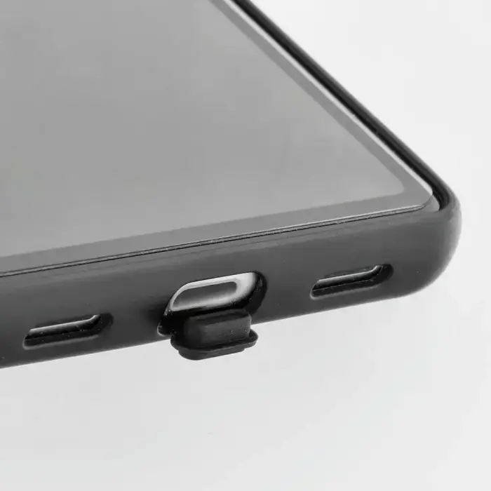 Lightning Charging Socket Cap with Holder black Photo
