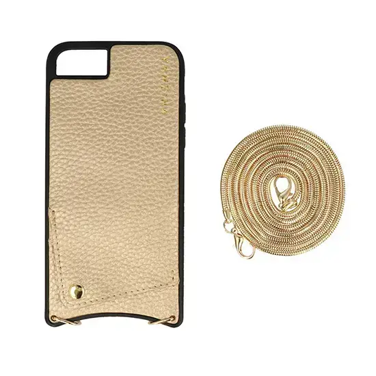 BAG - Simply Leather Case - IPHONE XS MAX Gold Фото num