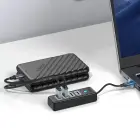 Orico PWC2U-C3 USB-C Hub | 2x USB-A 3.0 + 1x USB-C 3.0 - Black Фото num