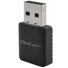 Qoltec Wireless Ultra fast DUAL mini WiFi adapter 2 x 2dBi  | Standard AC | USB 3.0 | 1300Mbps Фото num