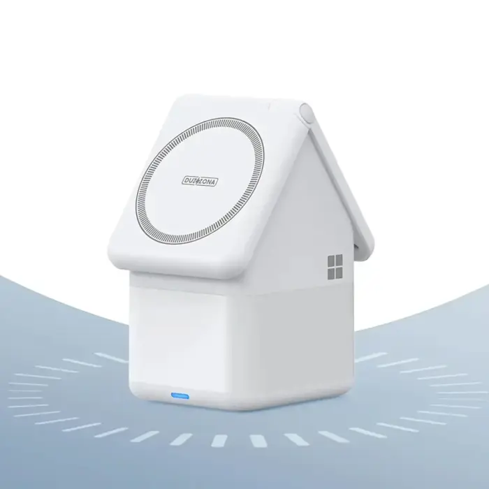 Duzzona W20 15W 4in1 inductive charger for iPhone | AirPods | Apple Watch with night lamp - white Фото num