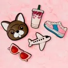 3D Sticker Pink 5pcs set Фото num