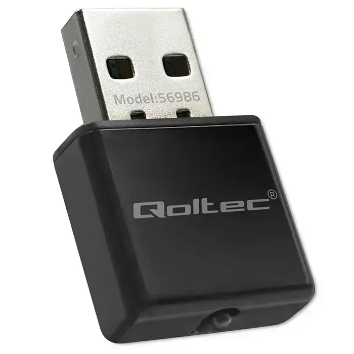 Qoltec Wireless Ultra High Speed Mini Adapter NANO WiFi | Standard N | USB 2.0 | 300Mbps Фото num