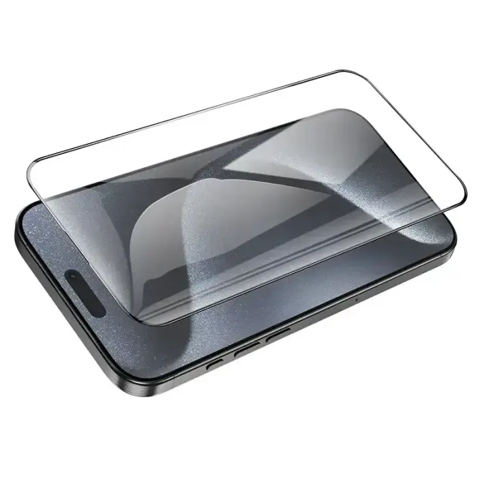 Borofone Tempered glass BF6 Diamond Armor Full Screen HD for Iphone 16 Pro/17 - 10 pieces Foto 5