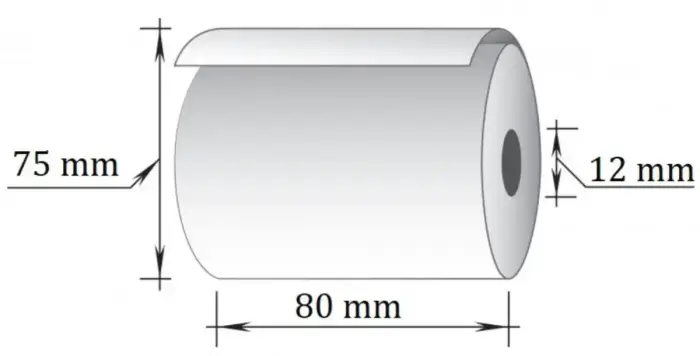 Kases lente TECHNOINFORM ar izmēru 80mm x 75mm x 12mm 73m, termo, 48g, 10 gab/iepakojumā (100-00328) Photo