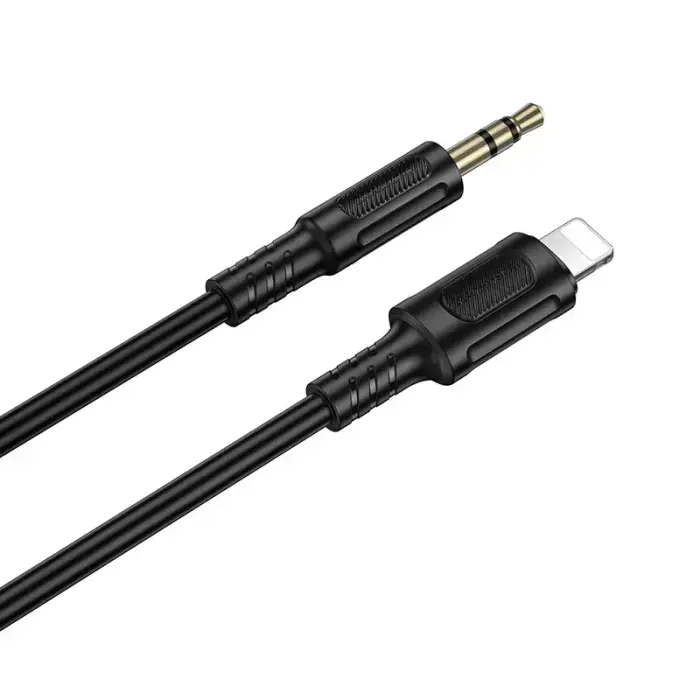 Borofone Cable AUX BL25 Nice - Lightning to jack 3,5mm - 1 metre black Photo