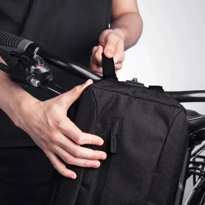 Wozinsky bicycle bag for handlebars - gray Foto 3