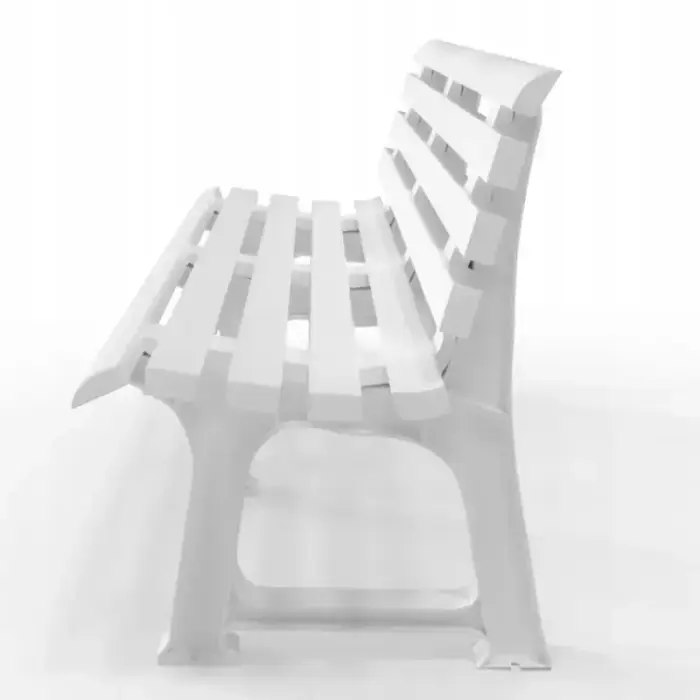 Dārza sols Olimpia 150x53x77cm balts Foto 2
