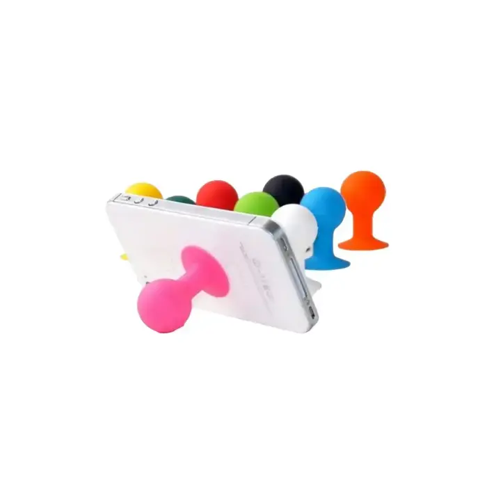 Phone holder with a round head - blue Photo