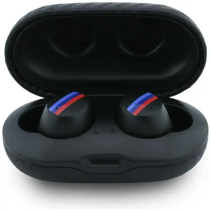 Headphones Bluetooth TWS BMW Carbon Metal Logo ENC black Foto 3