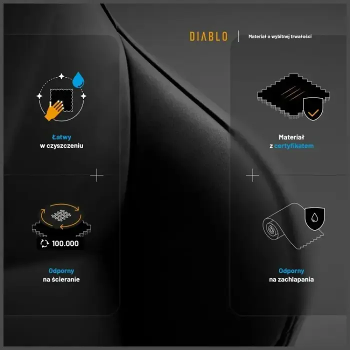 Gaming chair Diablo X-One PRIME Normal Size black Photo