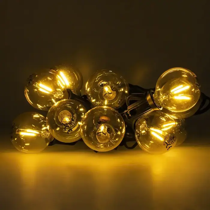 Forever Light LED Solar Garland SUNARI FLS-125 5,5m + 10 bulbs gold G40 IP44 Фото num