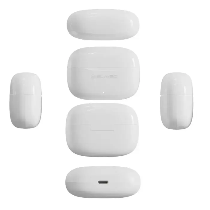 Blavec Bluetooth TWS Earphones BW-08 Speak AI (BW08SA-W) white Foto 3