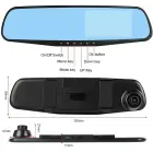 Car Dash Cam DVR-01 Mirror 5,0 inches + rear camera Photo