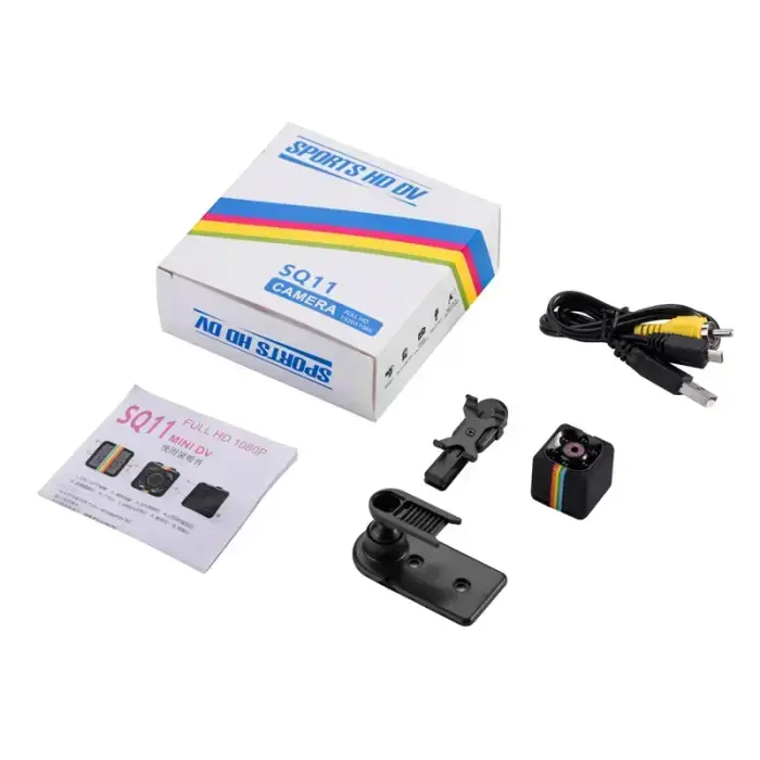 Webcam Mini Full HD B4-SQ11 1080P Black Фото num