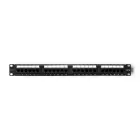 Qoltec Patch panel RACK | 24 ports | cat.6 UTP | Black Фото num
