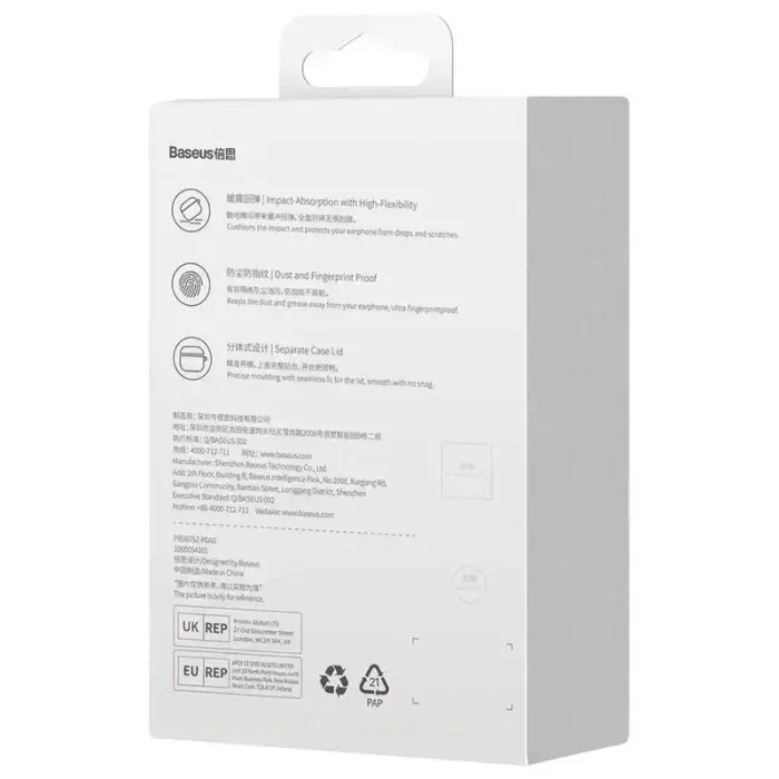 Baseus Crystal Transparent Case for AirPods 3 Foto 6