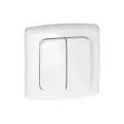 Switch with 2 channels and radio transmitter, used for wireless control of flush-mounted switches and sockets (OR-SH-1751) Фото num