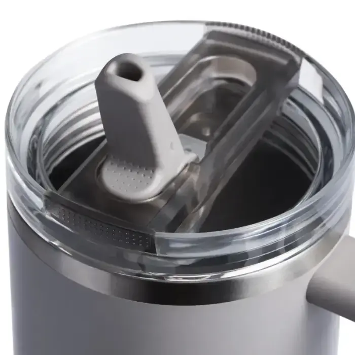 Termokrūze ar salmiņu The Quencher ProTour Flip Straw Tumbler 1.18L gaiši pelēka Foto 3