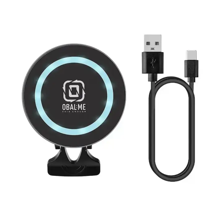 OBAL:ME MagNetix Aura Wireless Car Charger Mount 15W Black Фото num