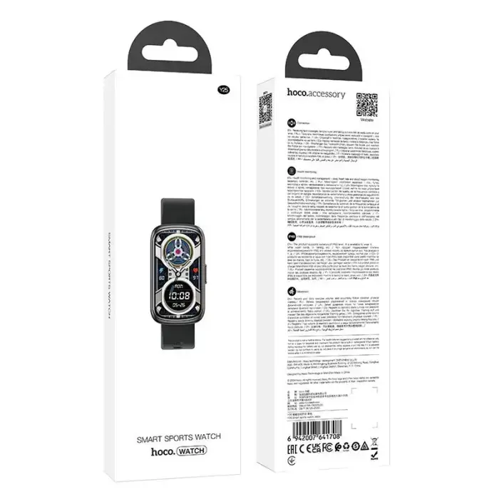Smartwatch Hoco 1,47" TFT IP68 Y25 black Photo