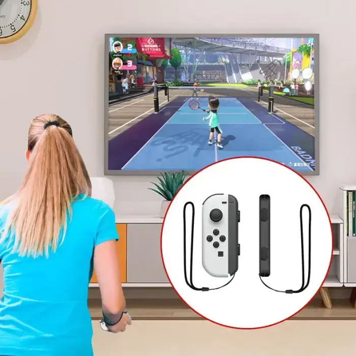 Nintendo Switch Sports 10-in-1 Family Accessory Pack - Red and Blue Photo