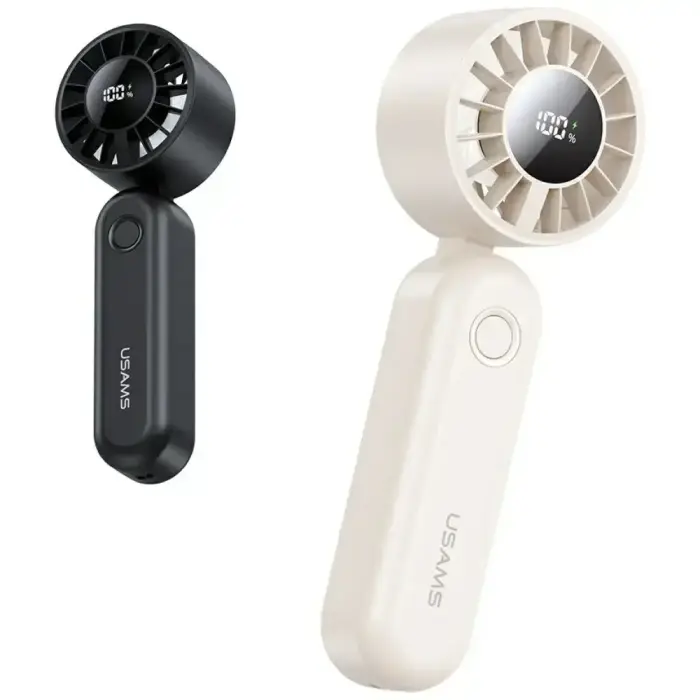 Hand fan USAMS Mini ZB352 1200mAh folding black Photo