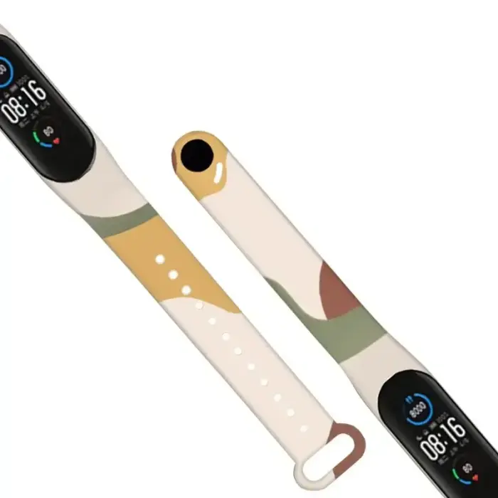 Strap Moro band for Xiaomi Mi Band 5 / 6 silicone strap watch bracelet pattern 7 Foto 3