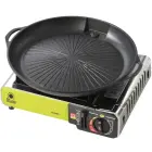 Grill grate and grill pan for a gas camping stove and grill Foto 1