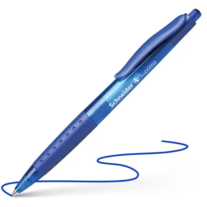 Lodīšu pildspalva SCHNEIDER SUPRIMO 1.0mm zila tinte Photo