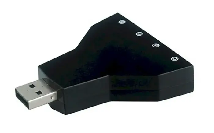 Fusion sound card USB | 7.1 | Adjustable Volume | Microphone Photo