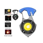 Mini flashlight LED keychain W5143 Type C with 2 screwdriver bits blue Фото num